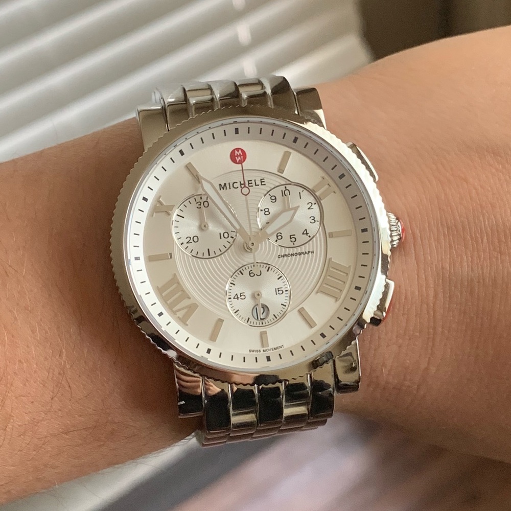 Michele Sports Sail Stainless Steel